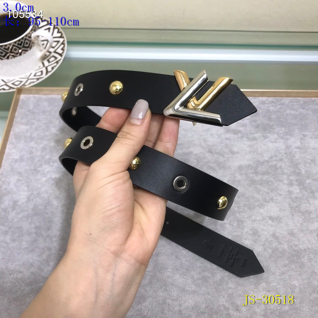 LV Belts 3.0 cm Width 206